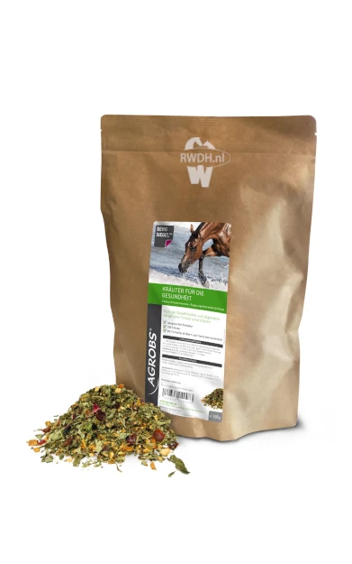 Bergsiegel Krauter fur die Gesundheit 500gr - René Wielens Diervoeders Bergsiegel Gesundheit