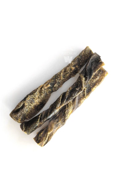 Wolf Fish Skin Twirls Mini ca 100gr - René Wielens Diervoeders Wolf Fish Skin Twirls