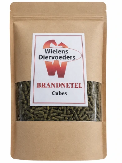Brandnetel Cubes 1kg - Wielens Diervoeders Brandnetel Cubes 1kg