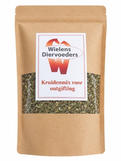 Kruidenmix voor ontgifting 1kg - Wielens Diervoeders Kruidenmix voor ontgifting